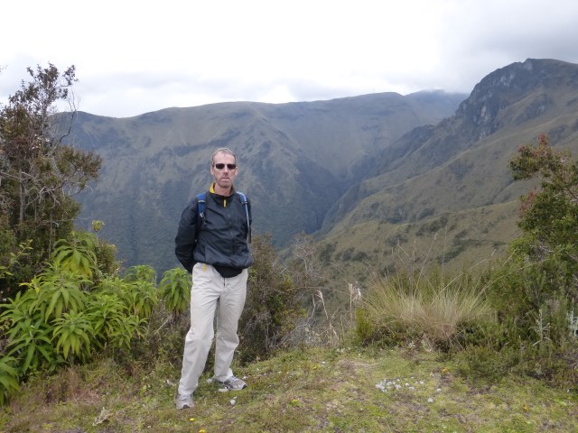 Scott on top of Hill of the Antennas